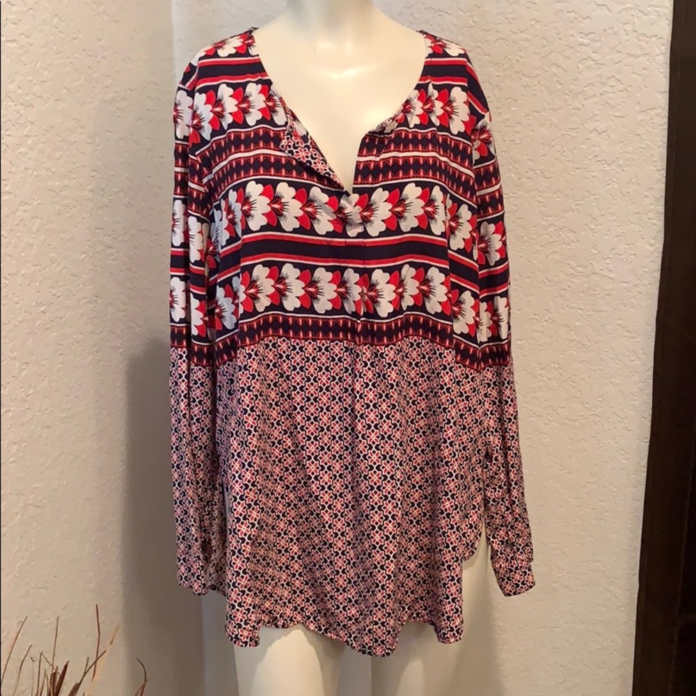 Crown & Ivy silky rayon Blouse